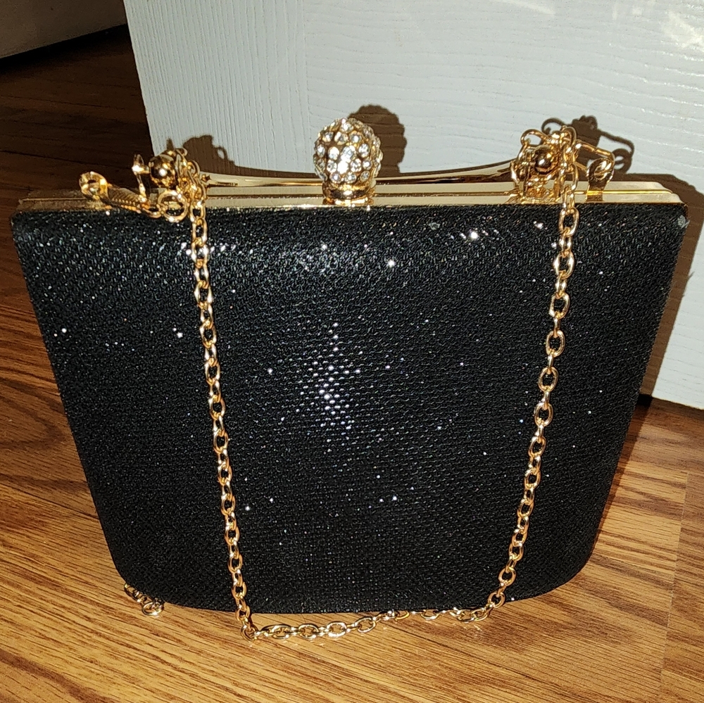 GUC Black Sparkly Evening/Dressy Purse